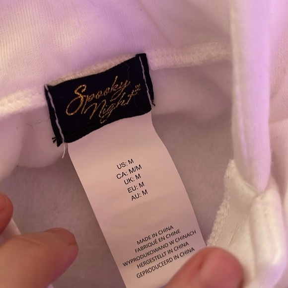 Spooky night little angle costume for dogs NWOT so cute good and white and wings - Picture 7 of 8